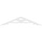 Ekena Millwork Pitch Brontes Architectural Grade PVC Gable Pediment, 72"W x 15"H x 1"P (5/12) GPP072X015X100BRO - alternate 3
